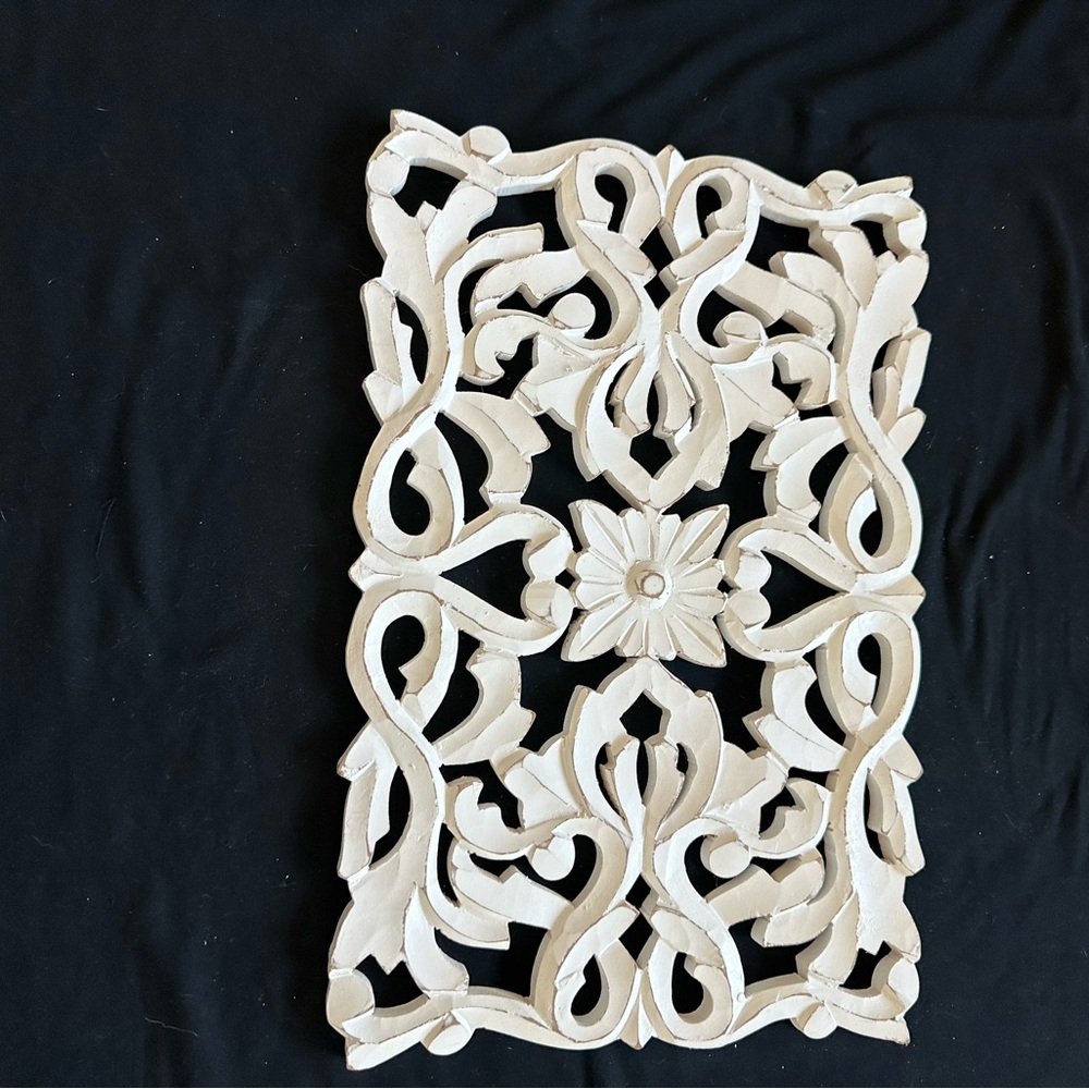Intricate Cream Wall Art Panel - Picture 10 of 16